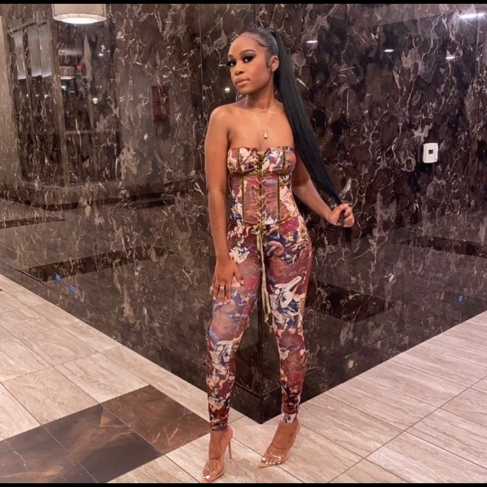 Two piece corset set